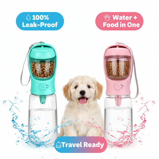PetGo 3-in-1 Travel Bottle